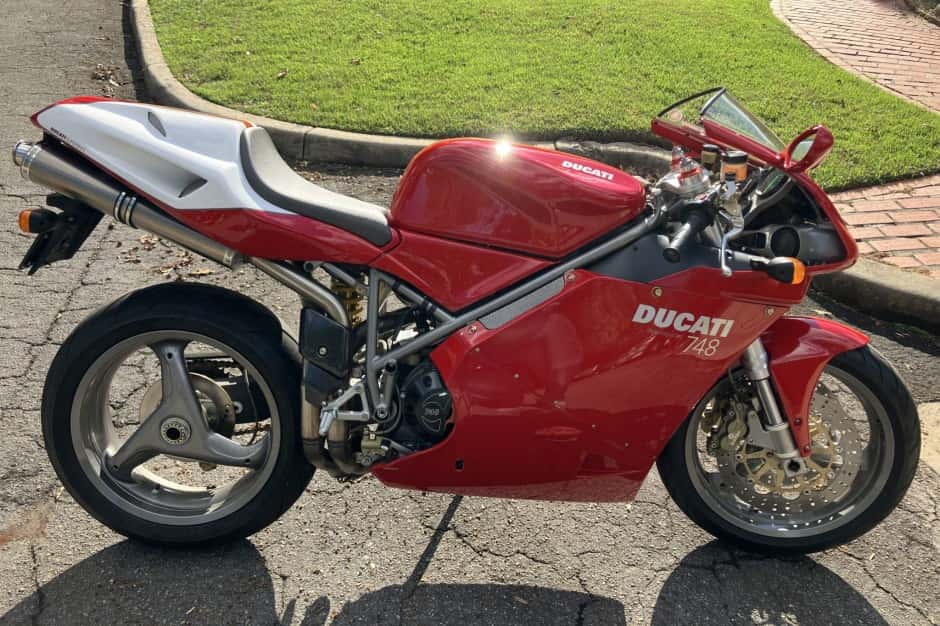 2002 Ducati 748 sold for $7,200