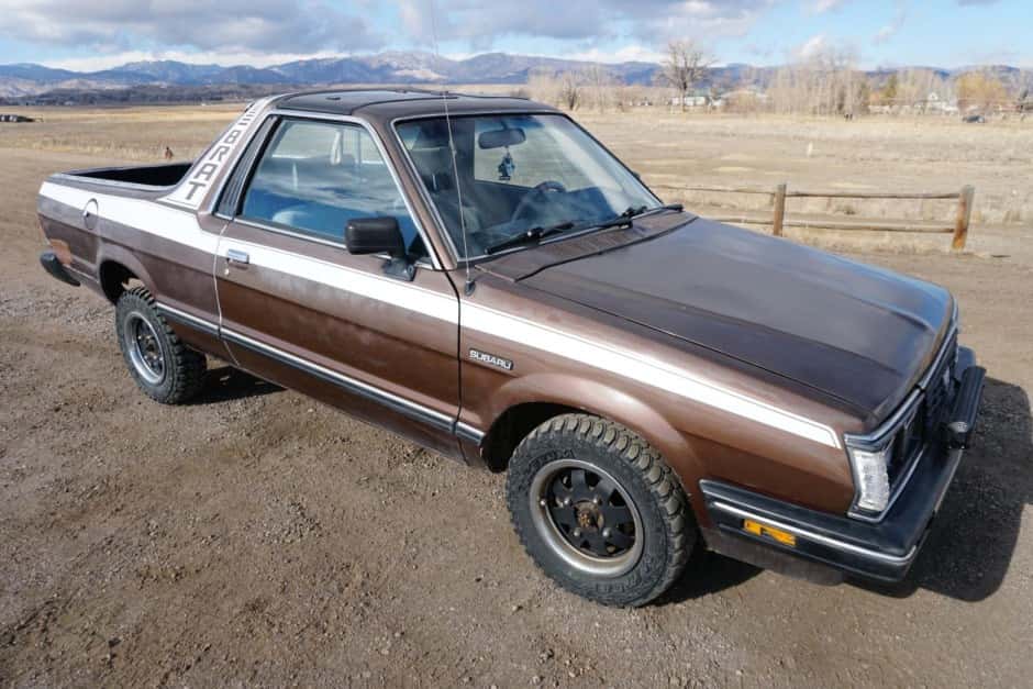 1986 Subaru BRAT sold for $8,100