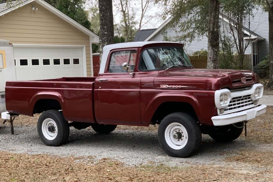 1960 Ford F-Series 1957-1960 sold for $14,255