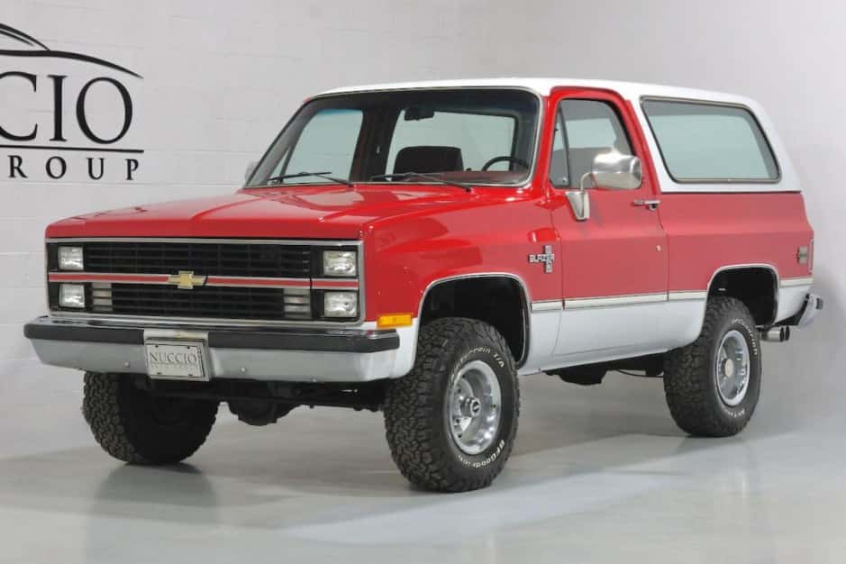 1984 Chevrolet K5 Blazer 1973-1991 sold for $23,000