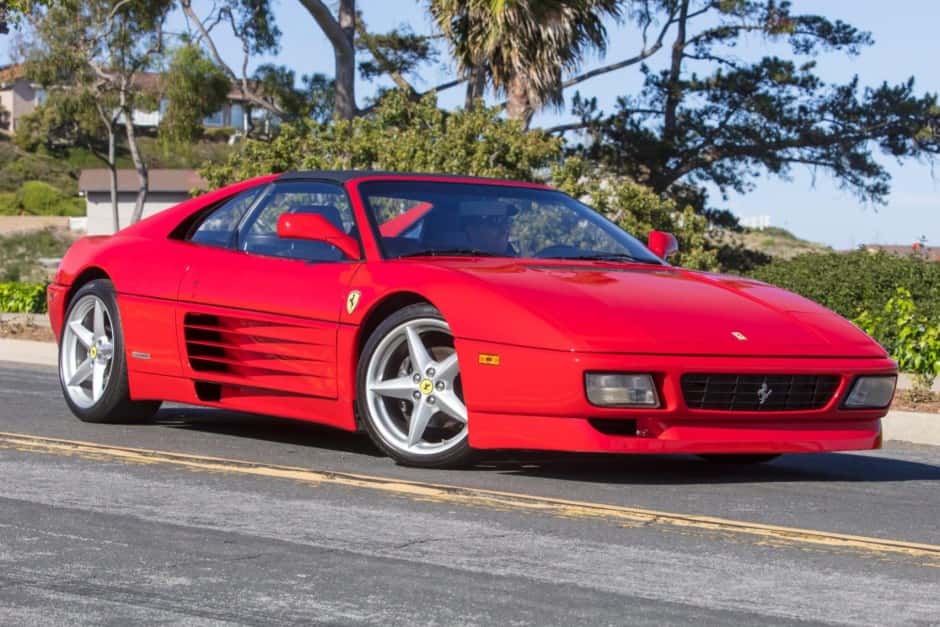 1990 Ferrari 348 sold for $73,000