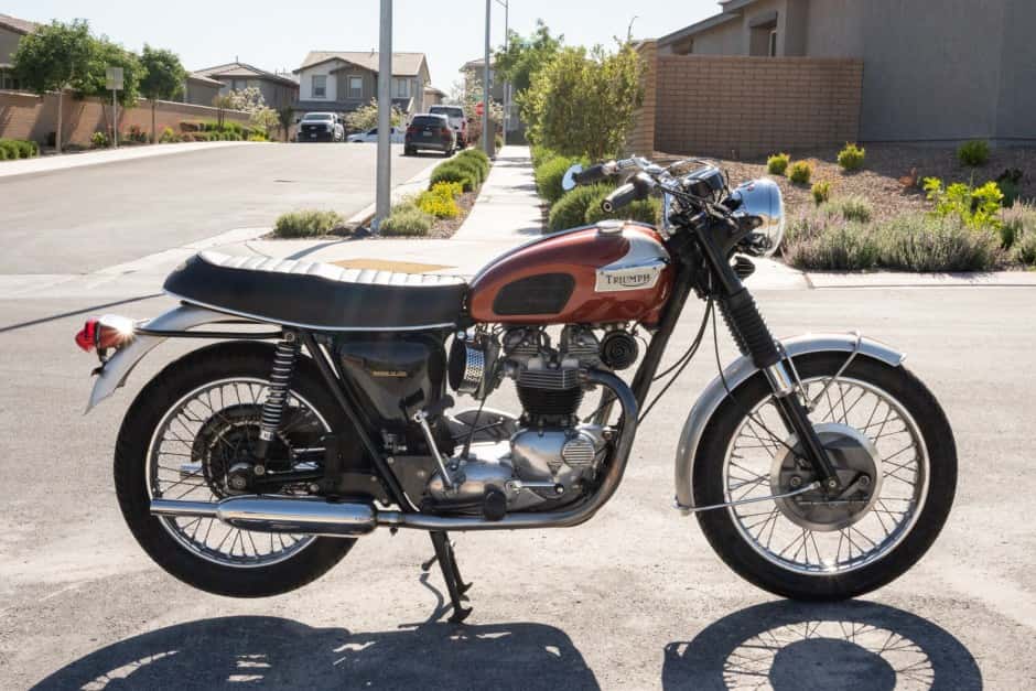 1969 Triumph Bonneville T120 sold for $7,000
