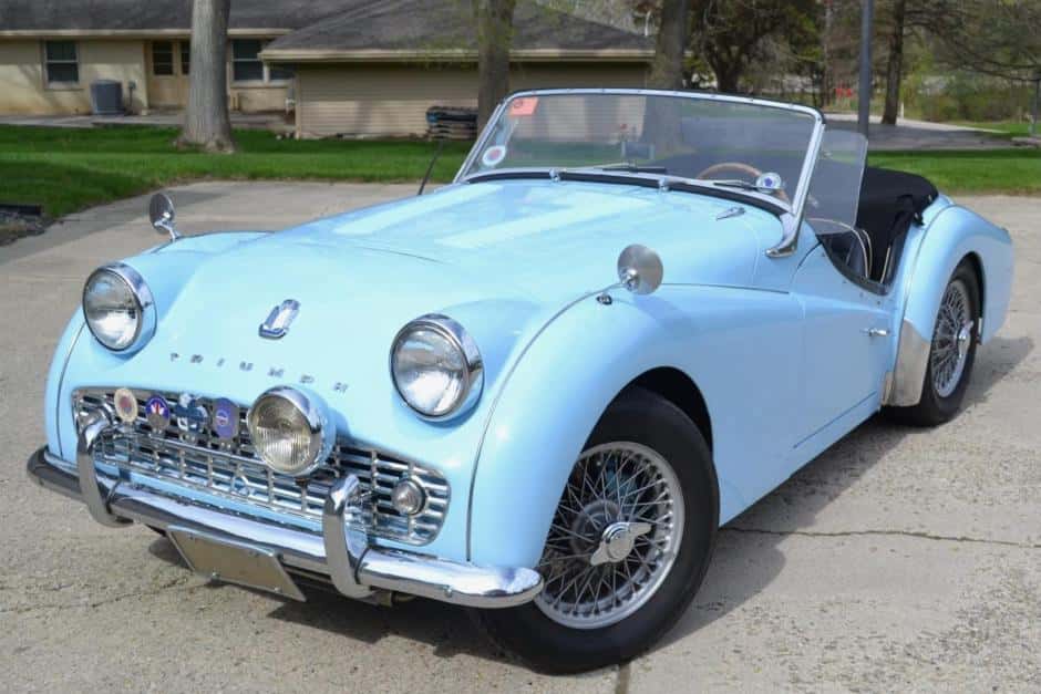 1959 Triumph TR3 sold for $20,000