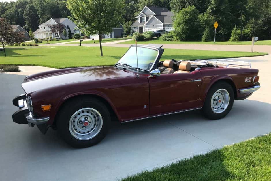 1975 Triumph TR6 sold for $9,000