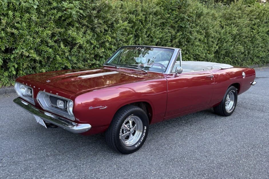 1967 Plymouth Barracuda sold for $20,100