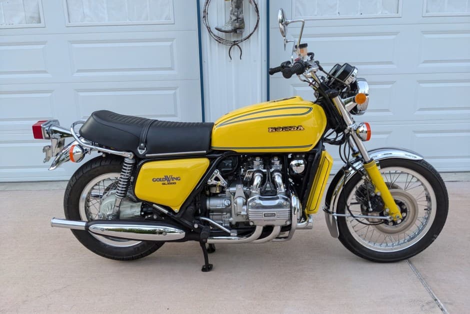 1976 Honda Gold Wing sold for $12,750