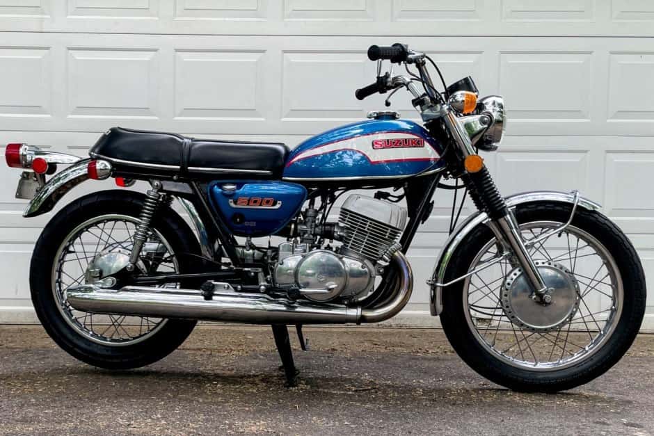 1973 Suzuki T Motorcycle sold for $3,400
