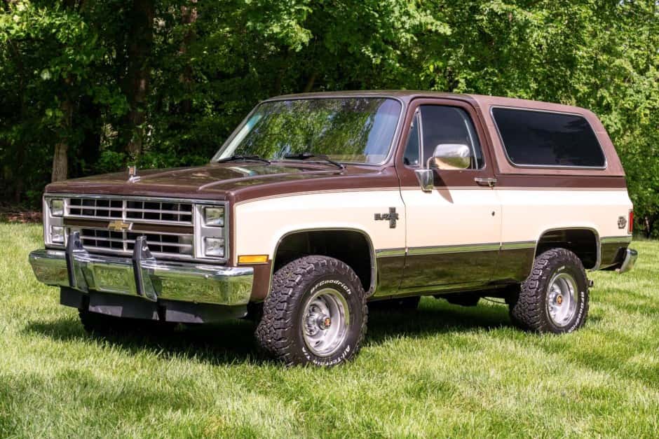 1986 Chevrolet K5 Blazer 1973-1991 sold for $33,000