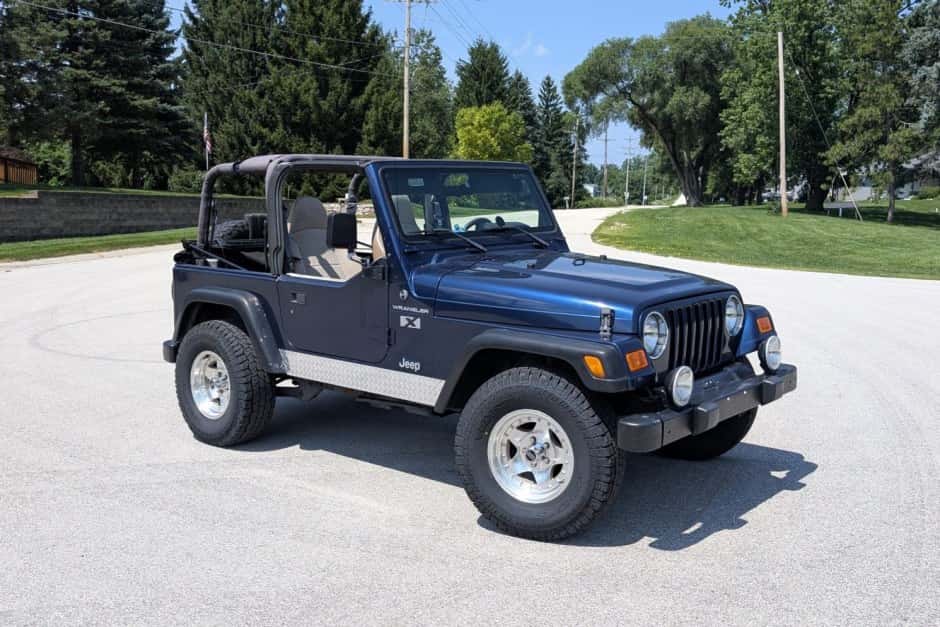 2002 Jeep Wrangler TJ (1997-2006) sold for $7,400