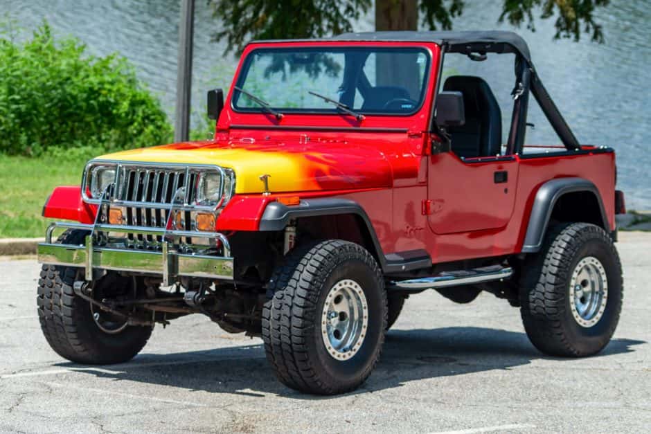 1990 Jeep Wrangler YJ (1987-1995) sold for $8,250