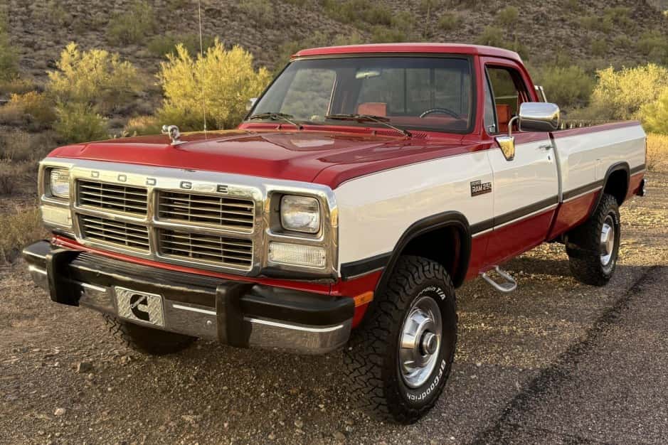 1991 Dodge Ram (1981-1993) sold for $49,616