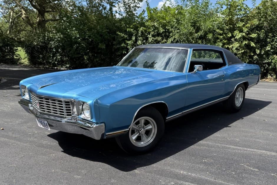 1972 Chevrolet Monte Carlo sold for $24,000