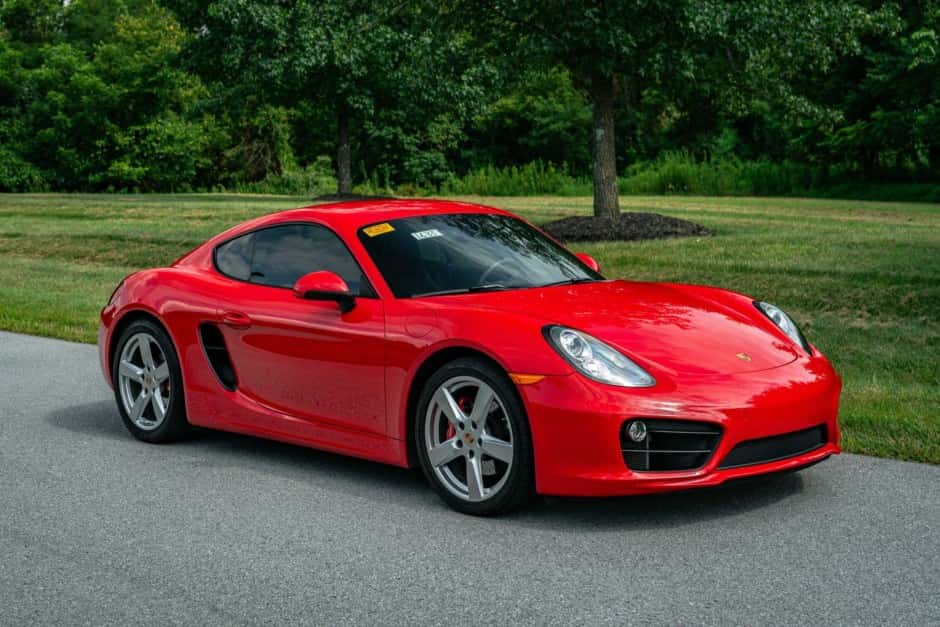 2014 Porsche 981 Cayman sold for $53,500