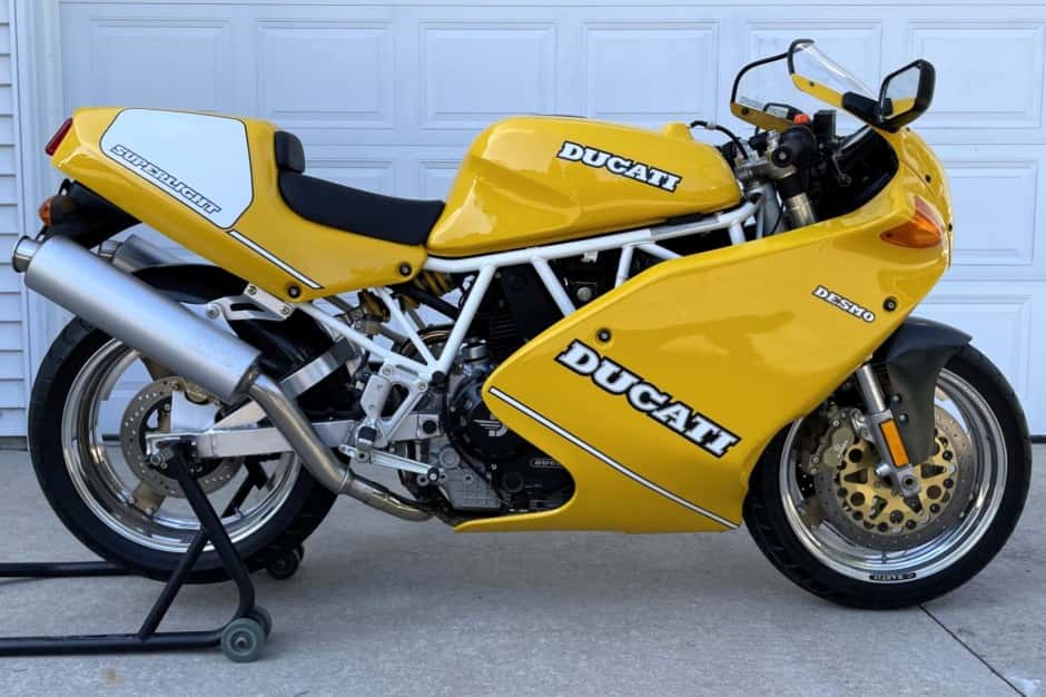 1993 Ducati 750, 800, 900, & 1000 Supersport (1988-2007) sold for $27,900