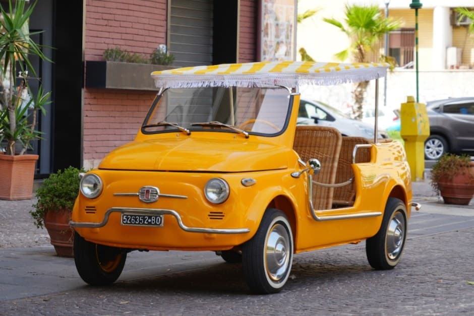 1972 Fiat 500 Jolly sold for $0