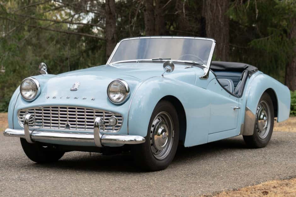 1959 Triumph TR3 sold for $21,000