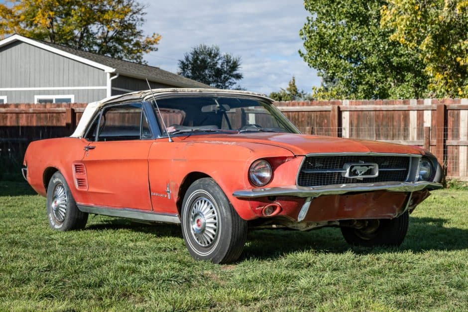 1967 Ford Mustang 1967-1968 sold for $6,300