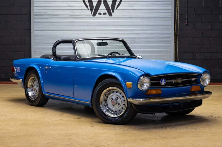 1973 Triumph TR6 sold for $12,750