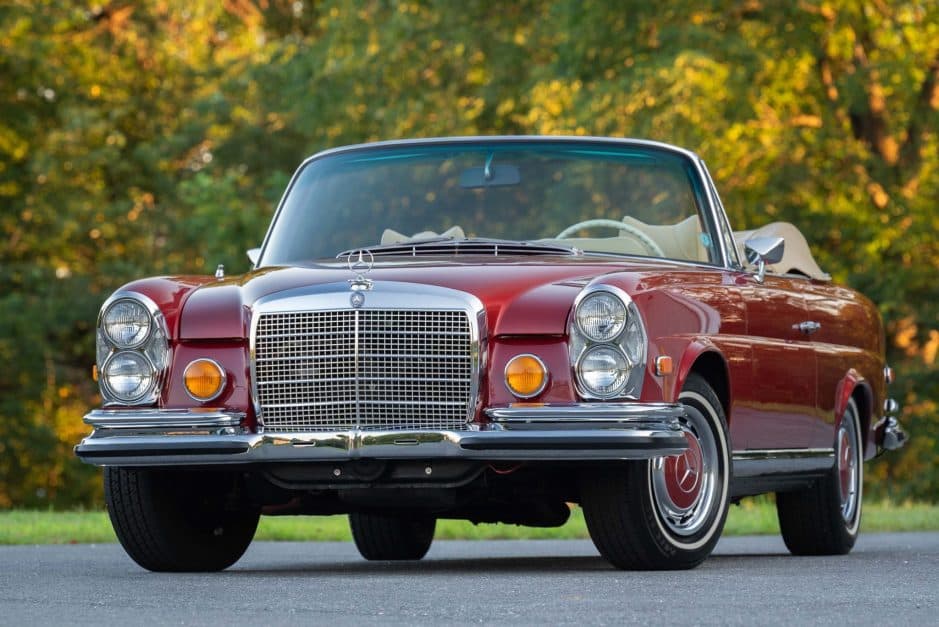 1971 Mercedes-Benz W111 Coupe & Cabriolet sold for $353,800