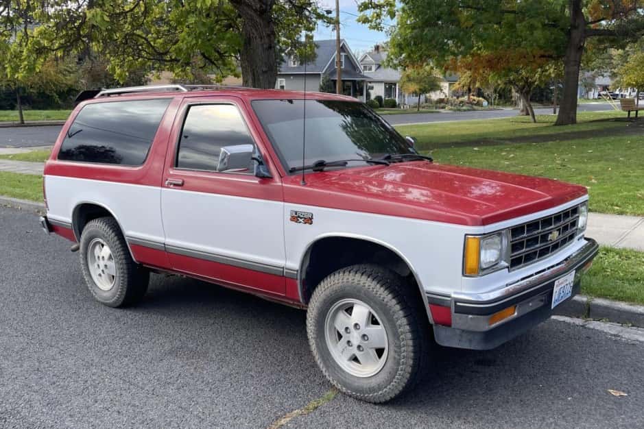 1985 Chevrolet S-10 Blazer 1982-1994 sold for $6,300