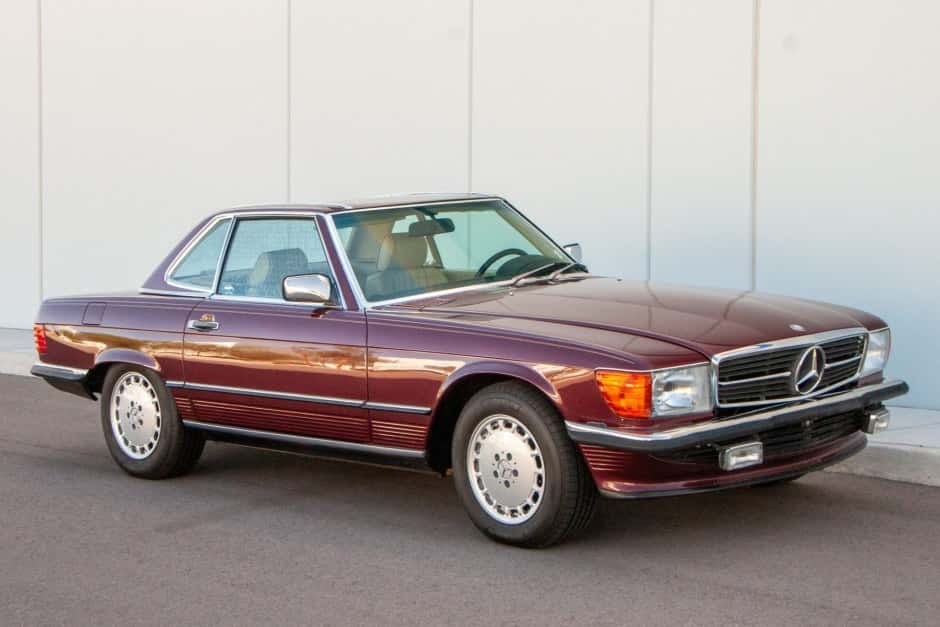 1986 Mercedes-Benz R107 SL sold for $19,250