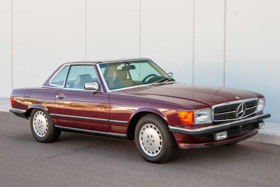 1986 Mercedes-Benz R107 SL sold for $19,250