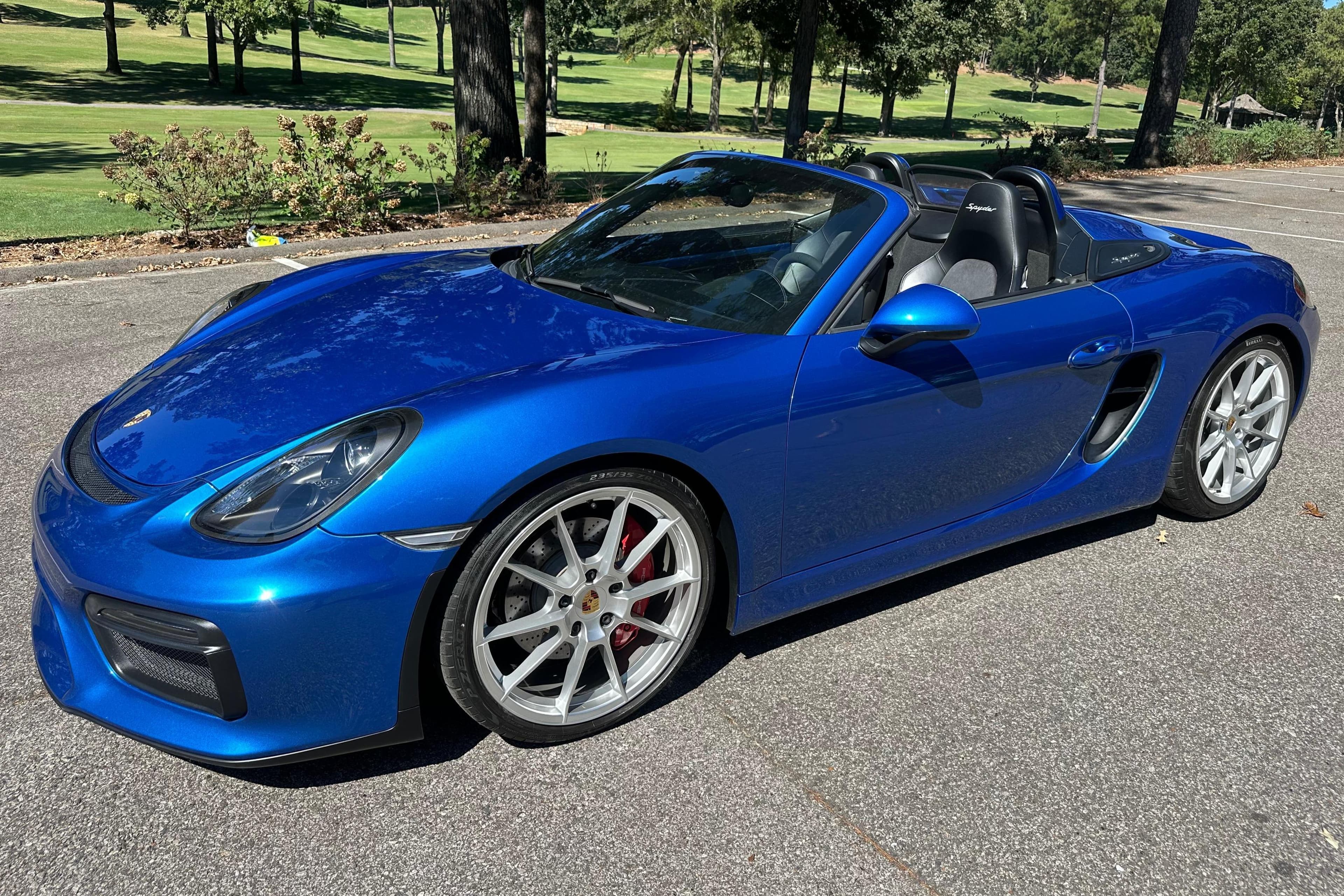 2016 Porsche 981 Boxster sold for $105,481