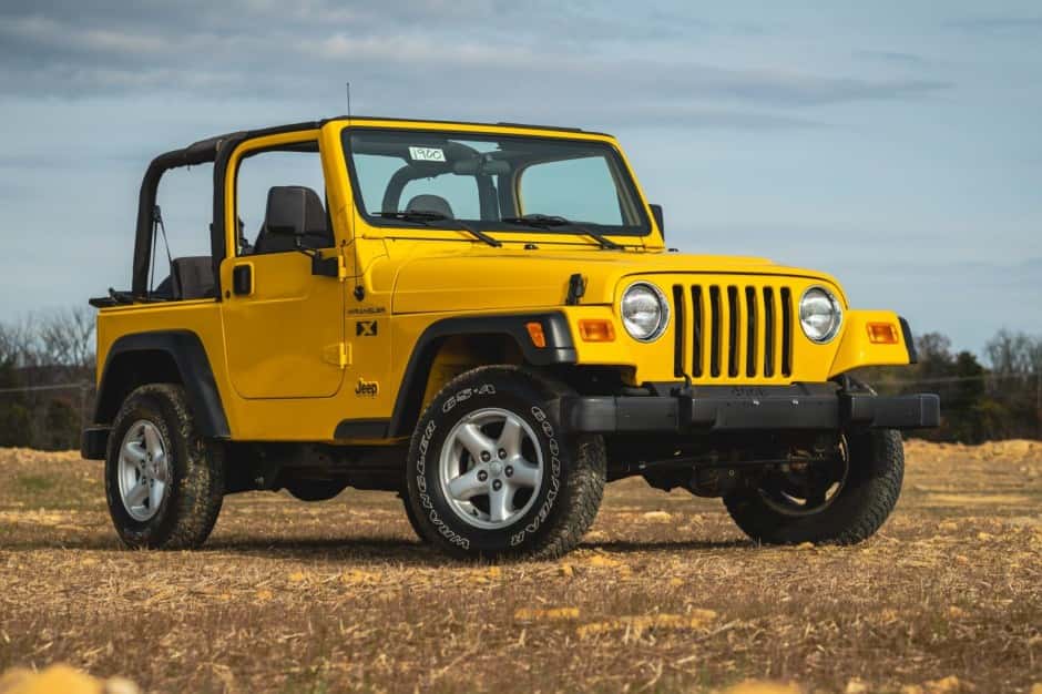 2002 Jeep Wrangler TJ (1997-2006) sold for $20,790