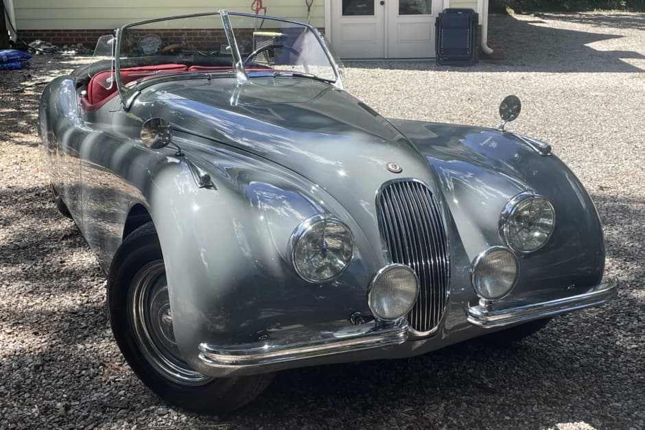 1950 Jaguar XK120 sold for $65,000