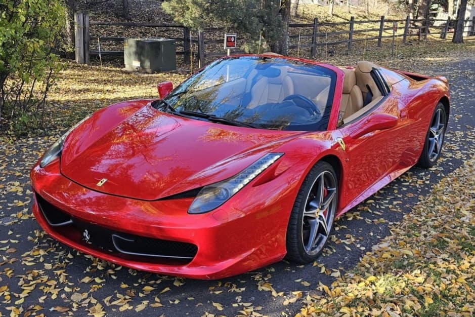 2014 Ferrari 458 sold for $156,000