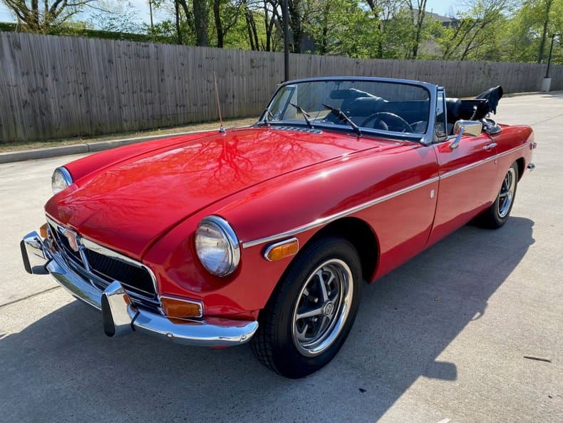 1973 MG MGB Roadster sold for $5,250