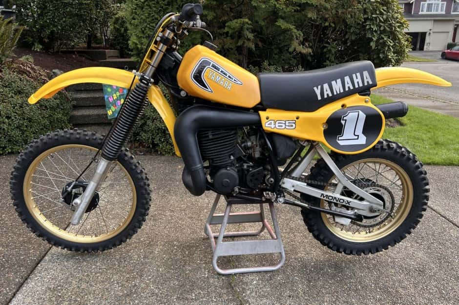 1981 Yamaha YZ sold for $3,350