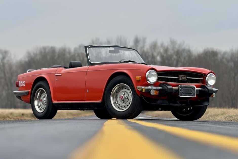 1975 Triumph TR6 sold for $13,500