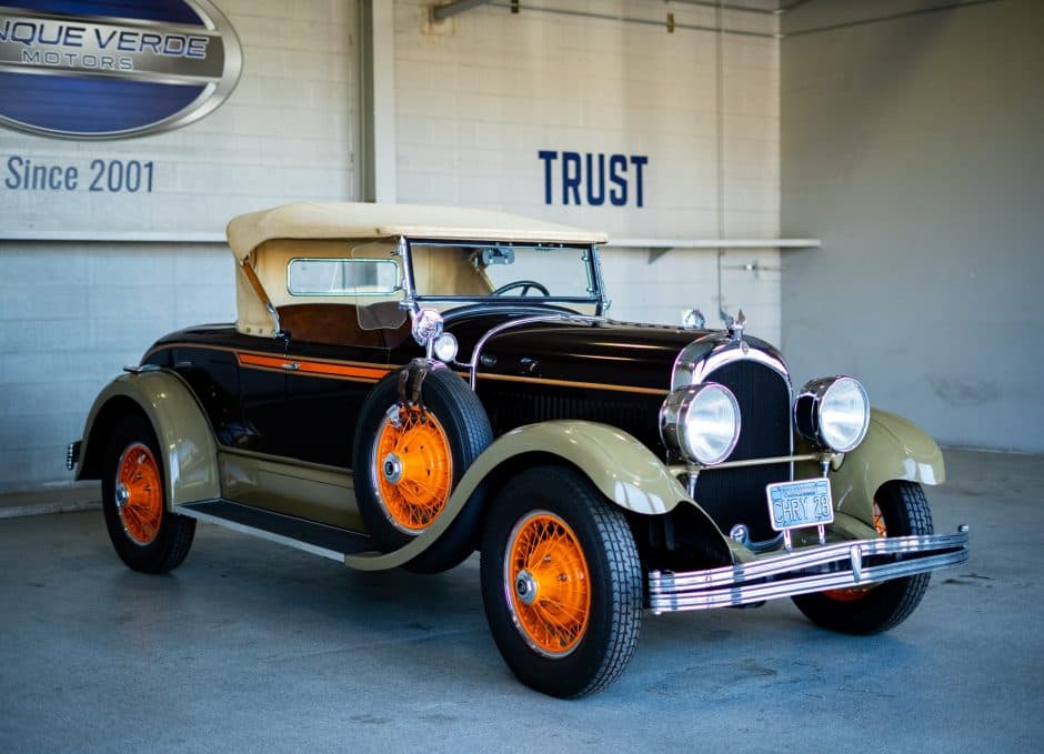 1928 Chrysler sold for $37,152