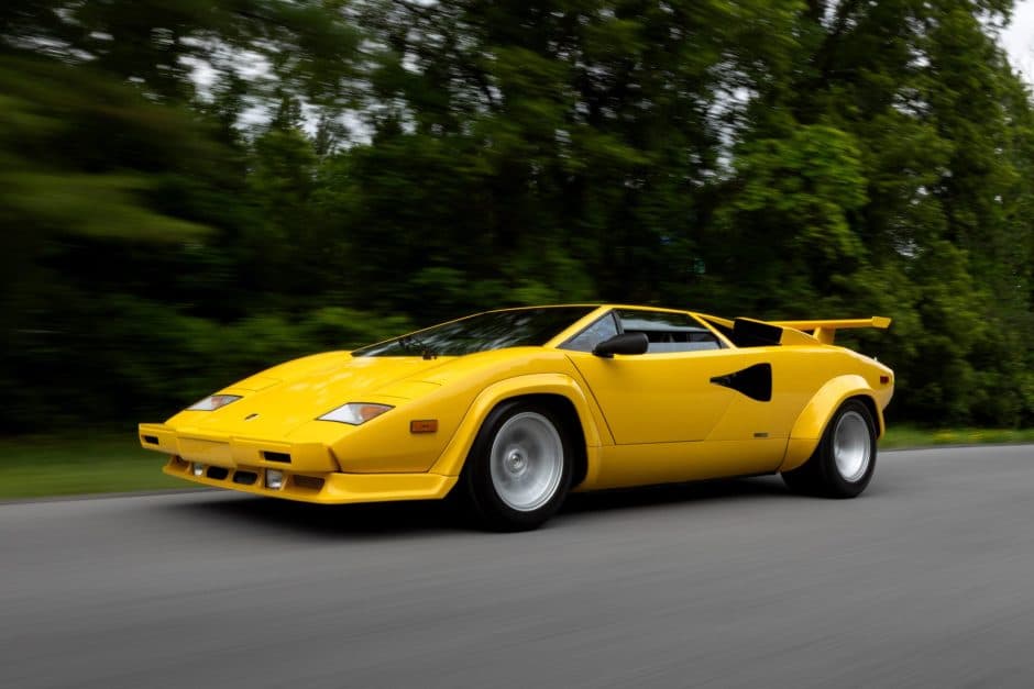 1987 Lamborghini Countach sold for $525,000