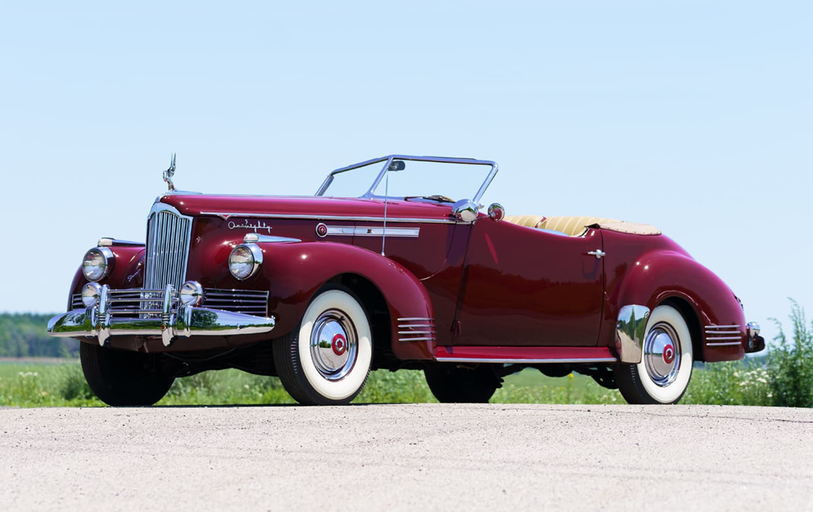 1942 Packard Custom Super Eight 180 Convertible Victoria sold for $324,000