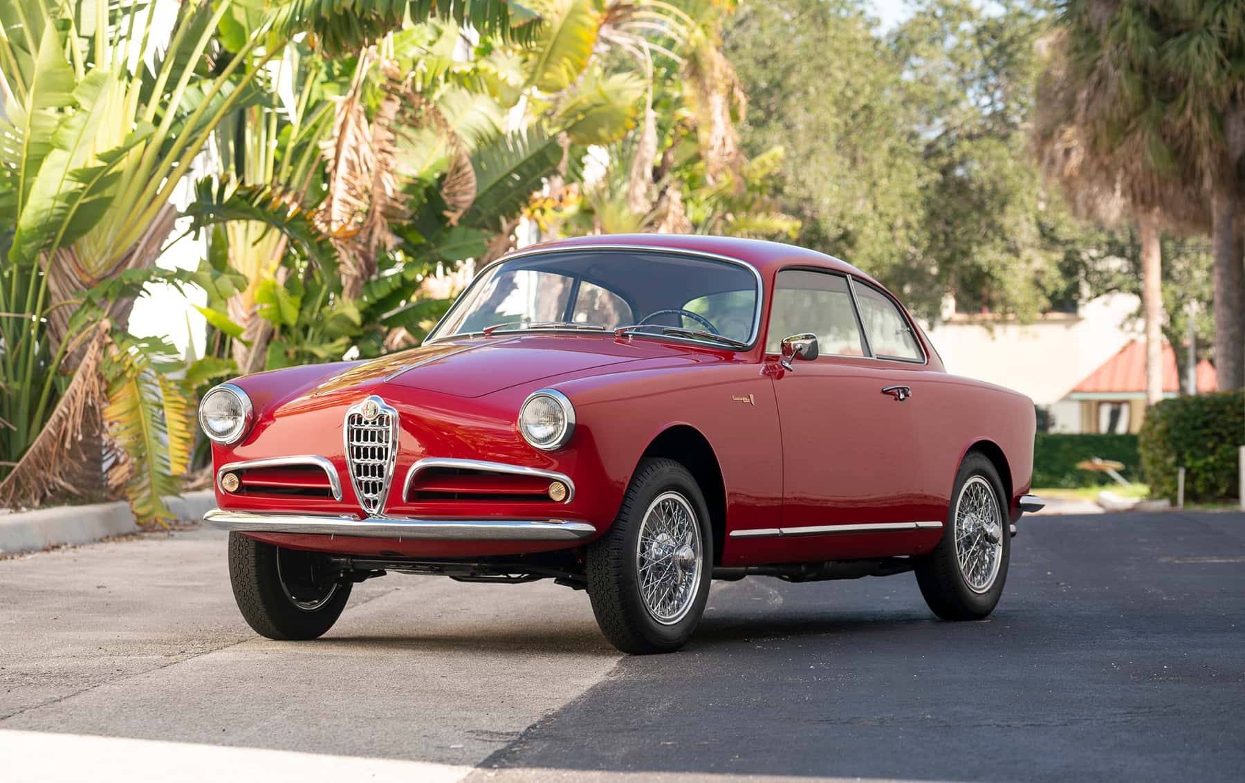 1956 Alfa Romeo Giulietta Sprint sold for $117,600