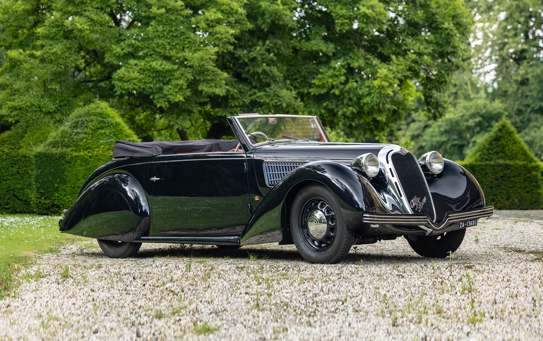 1939 Alfa Romeo 6C 2300B 'Corto' Cabriolet sold for $0