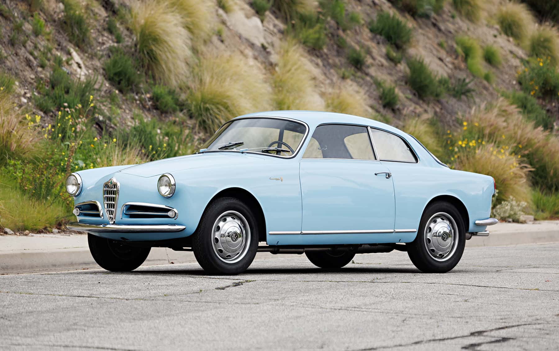 1956 Alfa Romeo Giulietta Sprint sold for $61,600