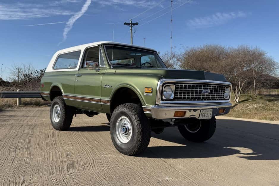 1972 Chevrolet K5 Blazer 1969-1972 sold for $98,600