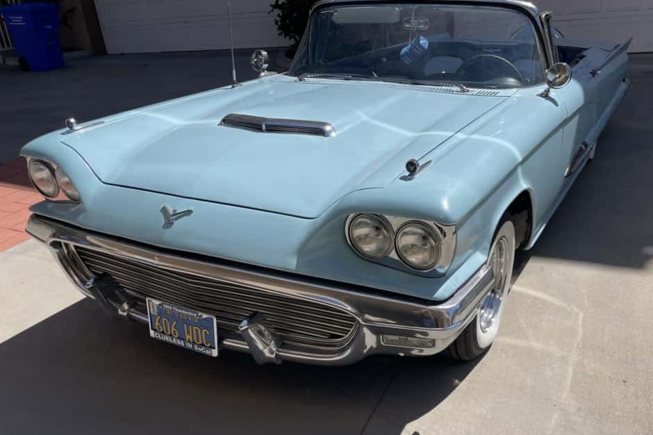1959 Ford Thunderbird (1958-1960) sold for $19,500