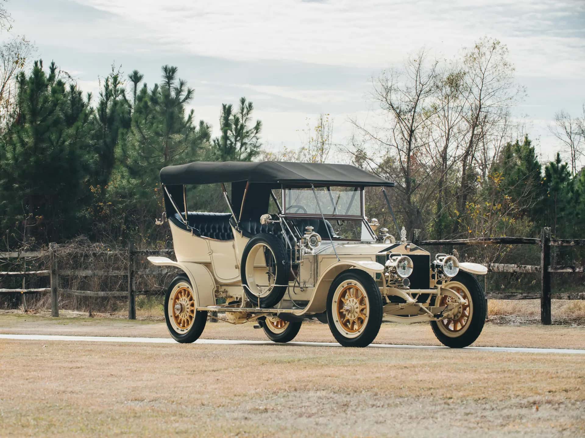 1909 Rolls-Royce Silver Ghost Roi des Belges "The Silver Fairy" in the style of Barker sold for $0