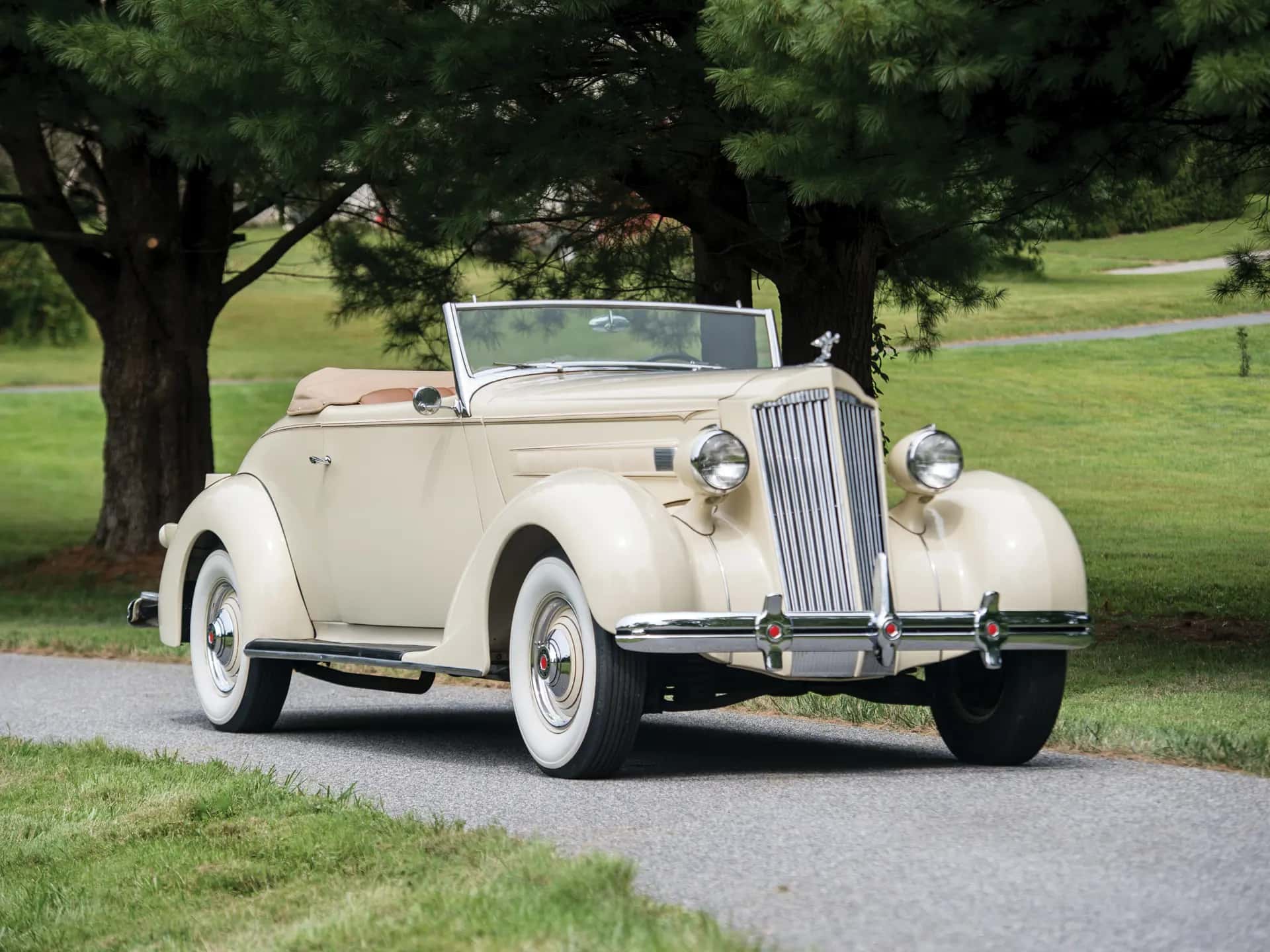 1936 Packard One-Twenty Convertible Coupe sold for $57,750