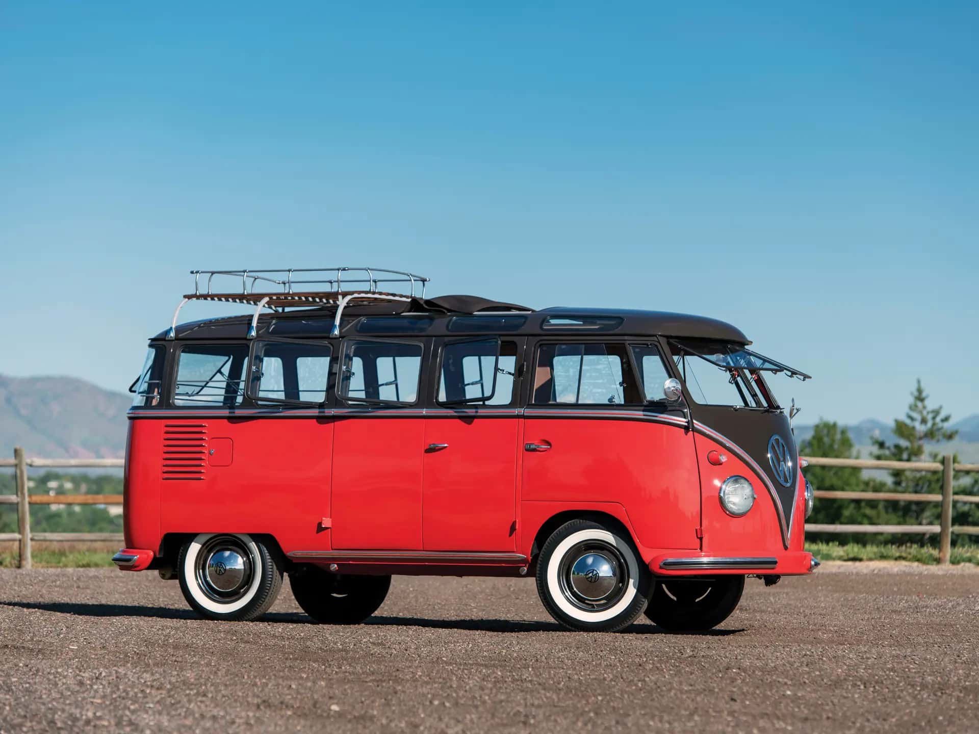 1956 Volkswagen Deluxe '23-Window' Microbus sold for $112,000