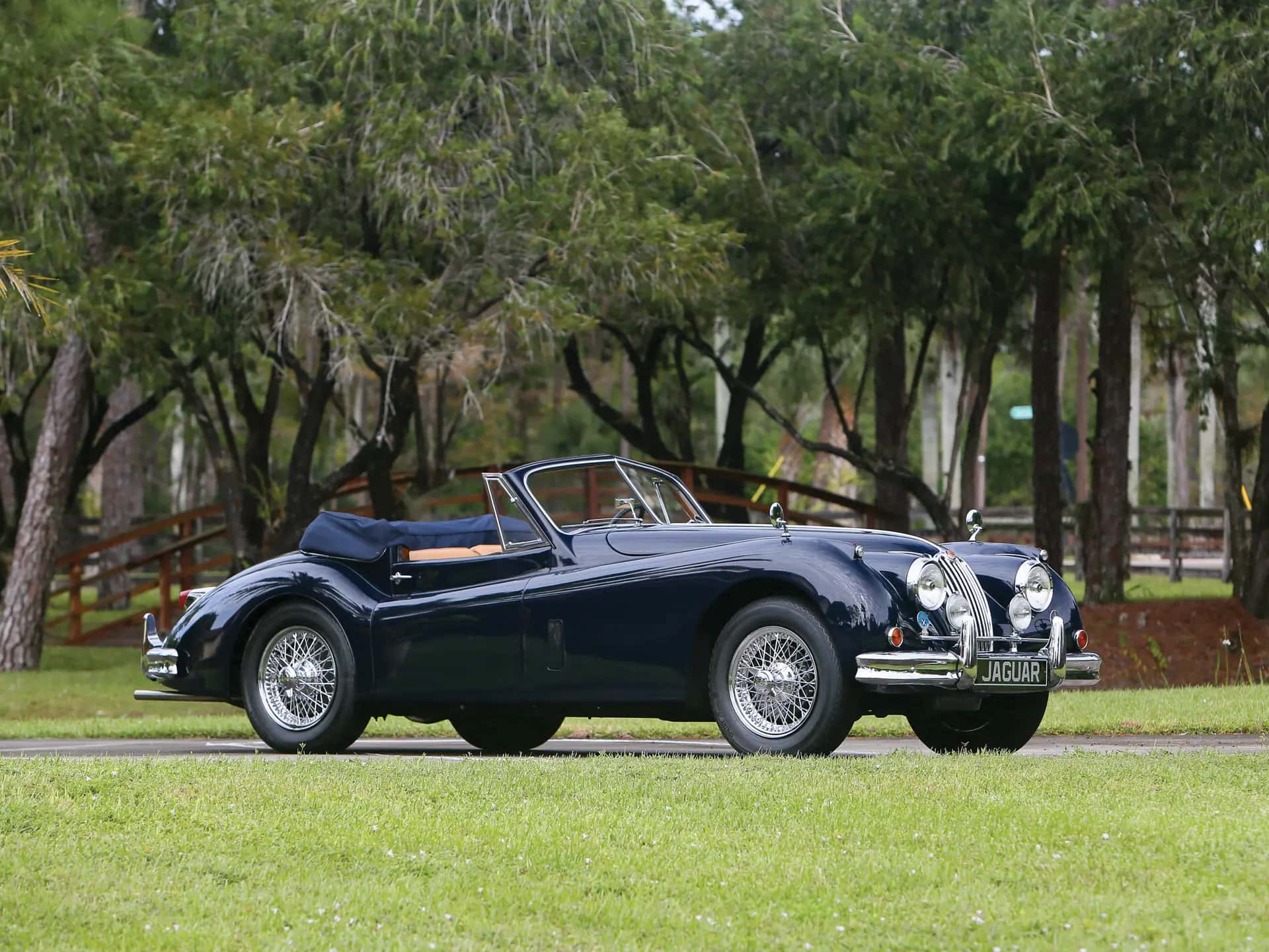 1956 Jaguar XK 140 Drophead Coupe sold for $162,400