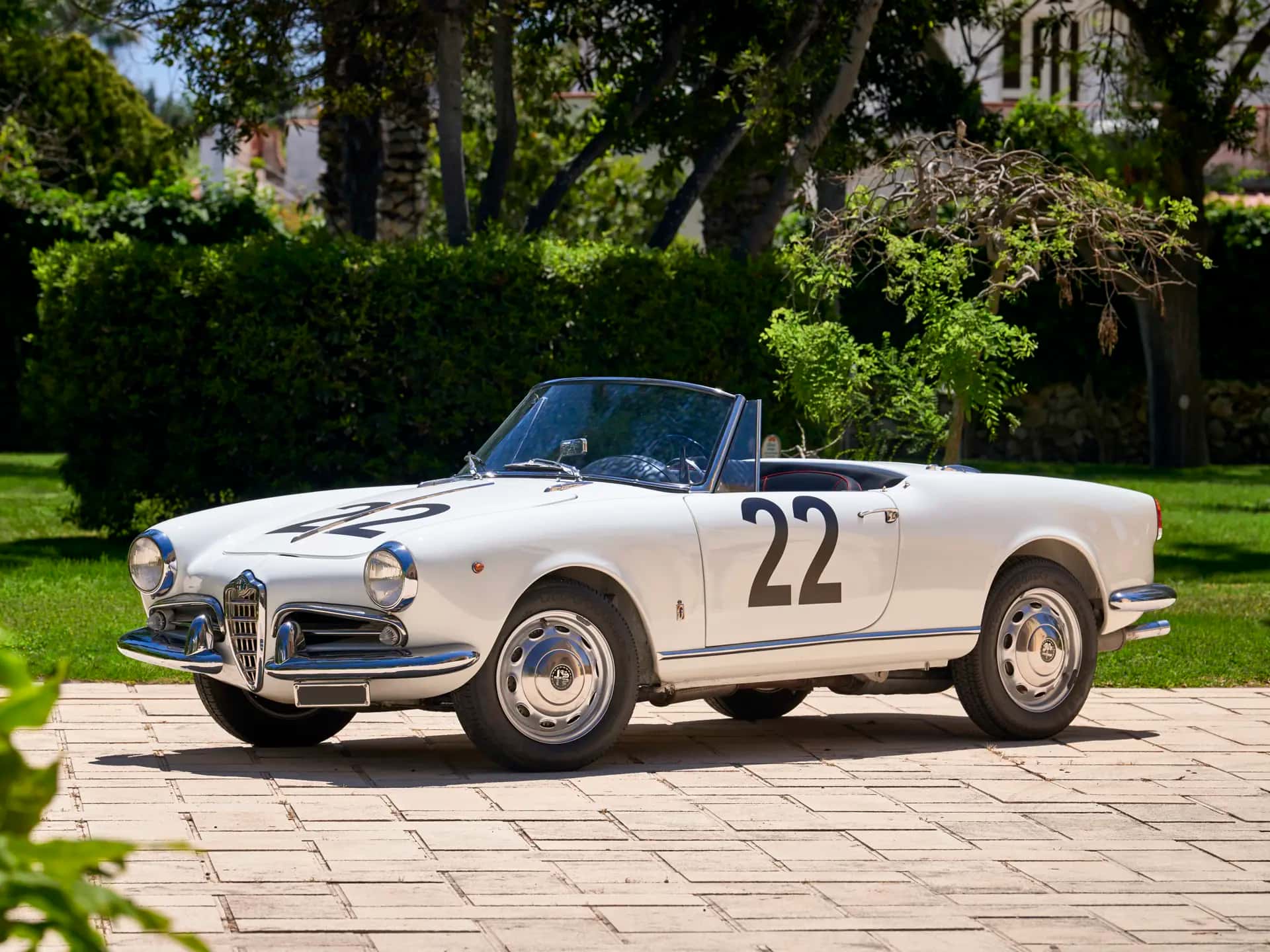 1959 Alfa Romeo Giulietta Spider sold for €0