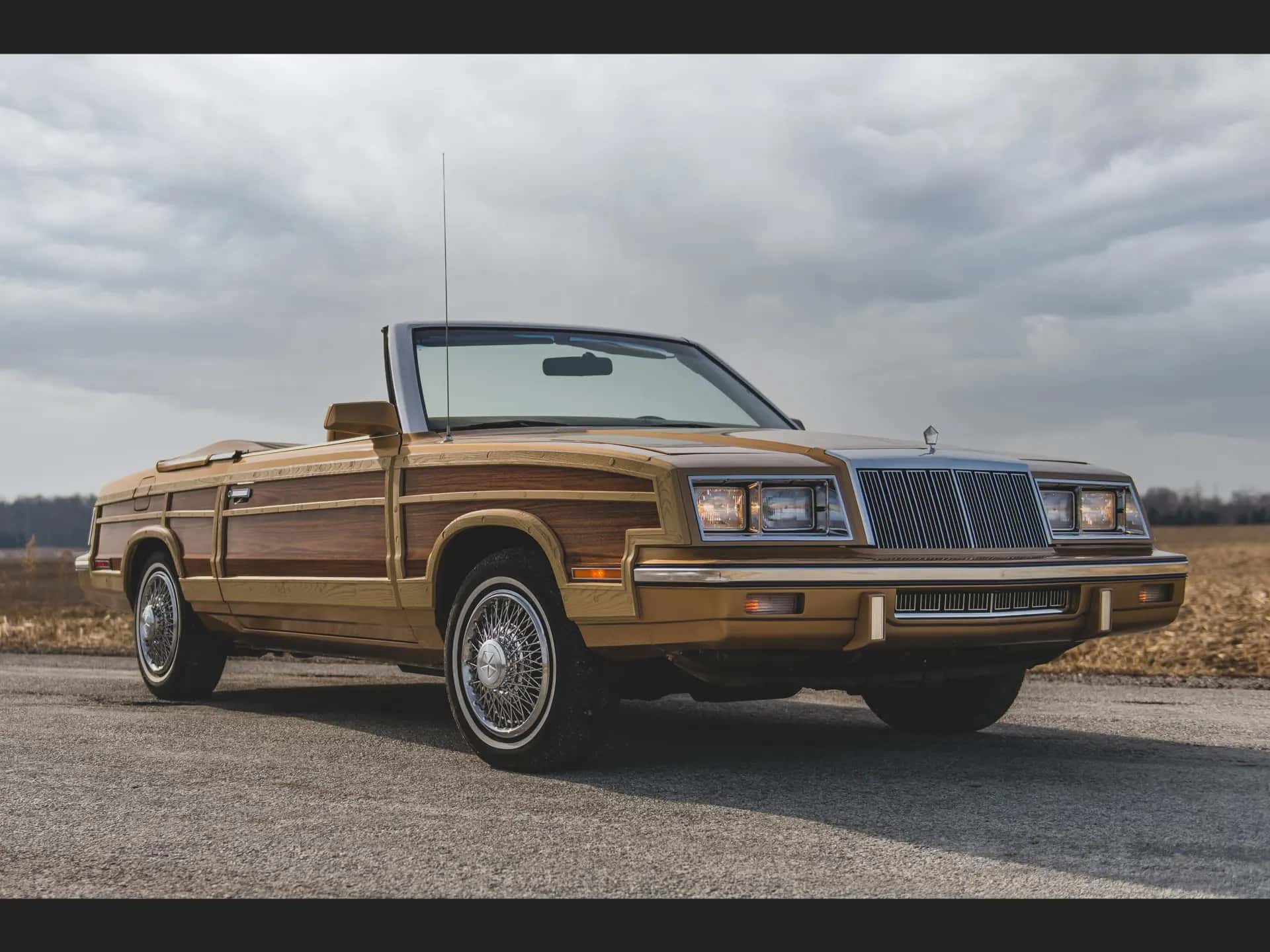 1985 Chrysler LeBaron Town & Country Convertible sold for $15,950