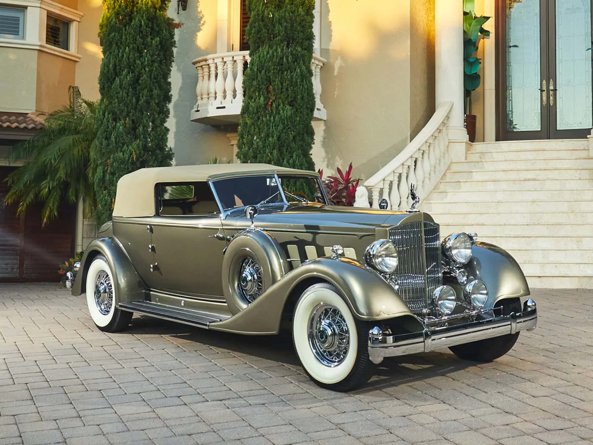 1934 Packard 1108 Twelve Convertible Victoria sold for $4,130,000