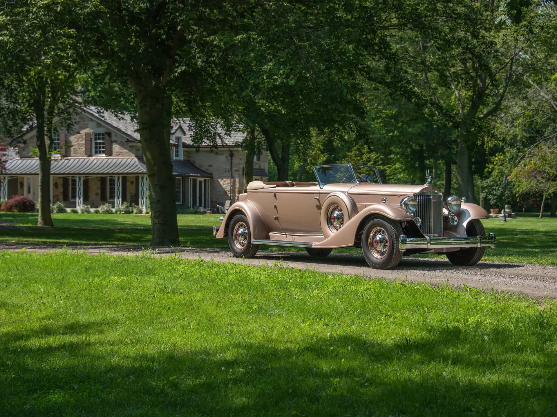 1933 Packard 1006 Custom Twelve Convertible Victoria sold for $3,305,000