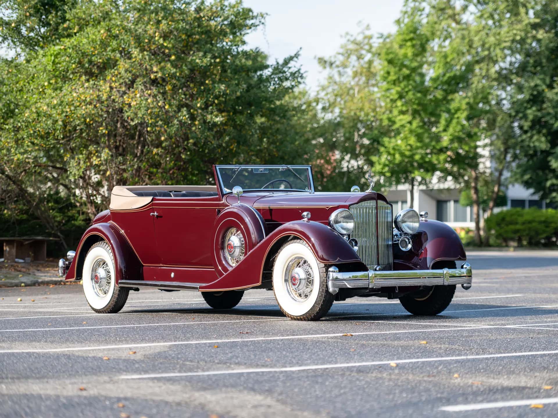 1934 Packard 1107 Twelve Convertible Victoria sold for $308,000